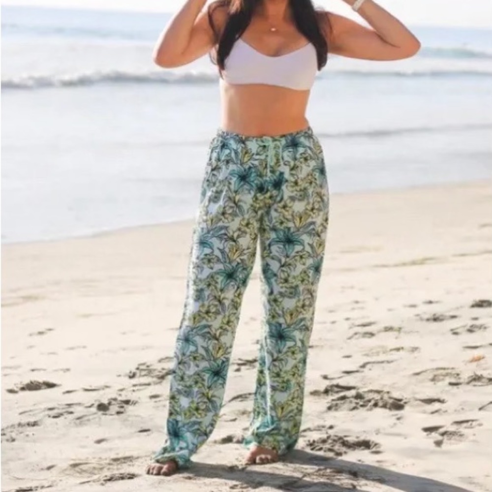 NWT‎ Beach Riot Blue Lagoon Beach Pant Large